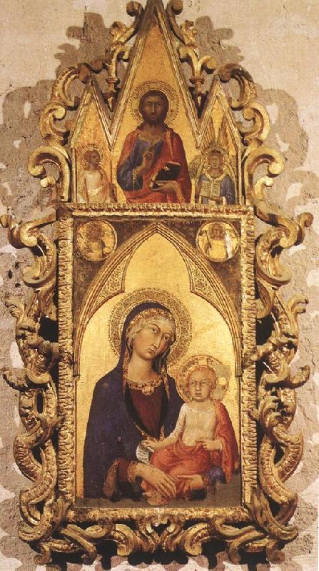 Simone Martini Madonna and Child with Angels and the Saviour Germany oil painting art